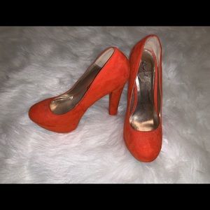 Orange heels